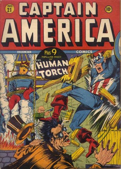 Cover for Captain America Comics (Marvel, 1941 series) #21
