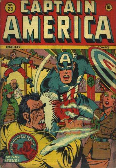 Cover for Captain America Comics (Marvel, 1941 series) #23