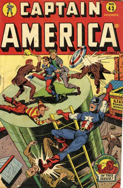 Cover for Captain America Comics (Marvel, 1941 series) #43