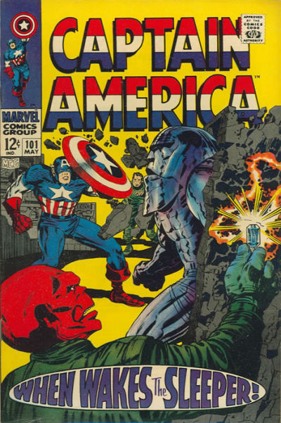 Cover for Captain America (Marvel, 1968 series) #101