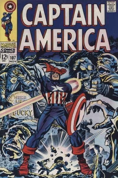 Cover for Captain America (Marvel, 1968 series) #107
