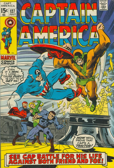 Cover for Captain America (Marvel, 1968 series) #127