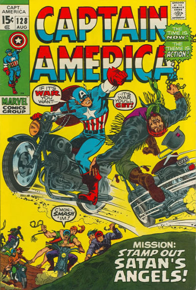 Cover for Captain America (Marvel, 1968 series) #128