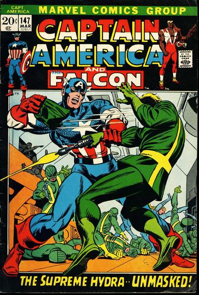 Cover for Captain America (Marvel, 1968 series) #147