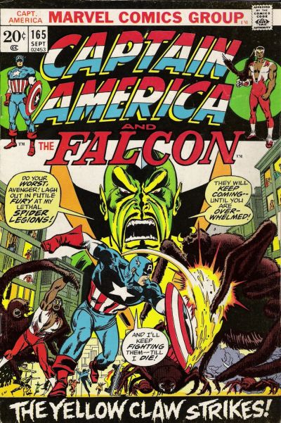 Cover for Captain America (Marvel, 1968 series) #165