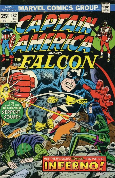 Cover for Captain America (Marvel, 1968 series) #182