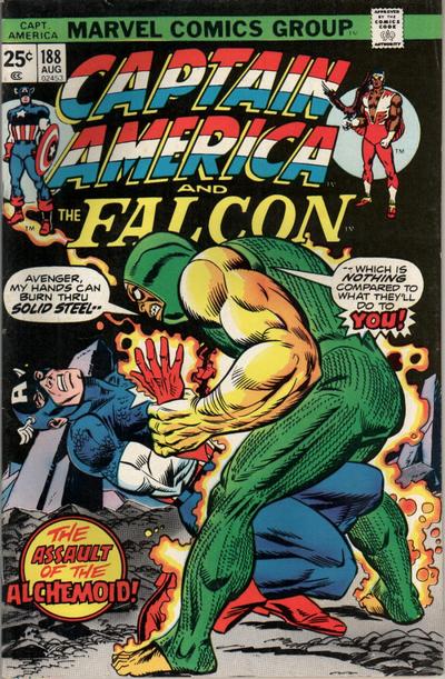 Cover for Captain America (Marvel, 1968 series) #188 [Regular Edition]
