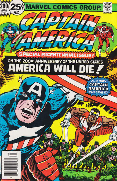 Cover for Captain America (Marvel, 1968 series) #200 [25¢]
