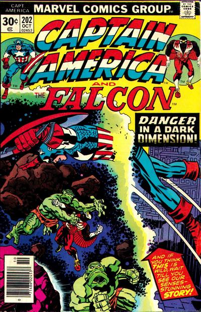 Cover for Captain America (Marvel, 1968 series) #202 [Regular Edition]