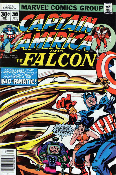 Cover for Captain America (Marvel, 1968 series) #209 [Regular Edition]