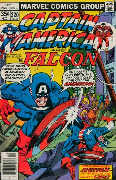 Cover for Captain America (Marvel, 1968 series) #220 [Regular Edition]