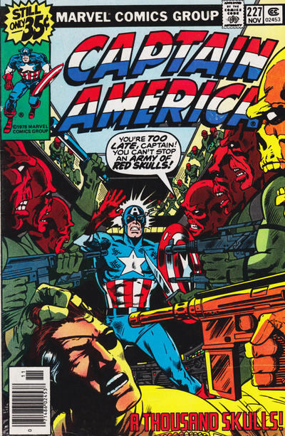 Cover for Captain America (Marvel, 1968 series) #227 [Regular Edition]
