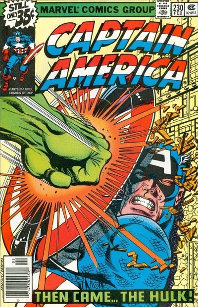 Cover for Captain America (Marvel, 1968 series) #230 [Regular Edition]