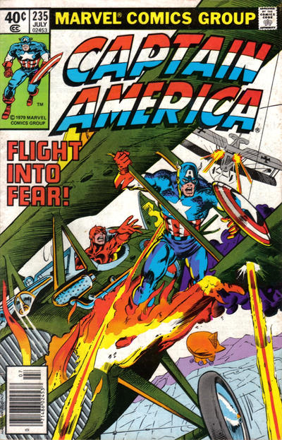 Cover for Captain America (Marvel, 1968 series) #235 [Newsstand]