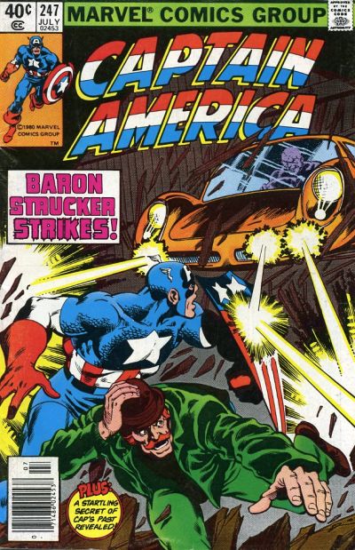 Cover for Captain America (Marvel, 1968 series) #247 [Newsstand]