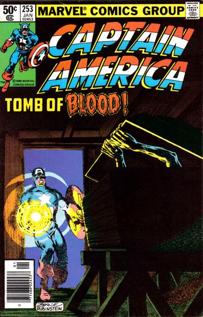 Cover for Captain America (Marvel, 1968 series) #253 [Newsstand]