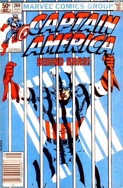 Cover for Captain America (Marvel, 1968 series) #260 [Newsstand]