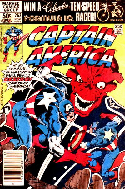 Cover for Captain America (Marvel, 1968 series) #263 [Newsstand]
