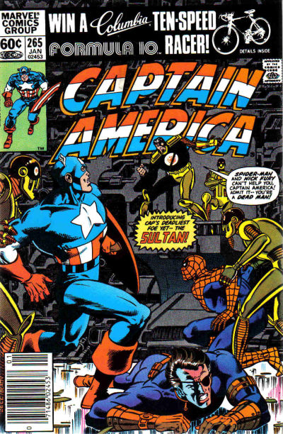 Cover for Captain America (Marvel, 1968 series) #265 [Newsstand]