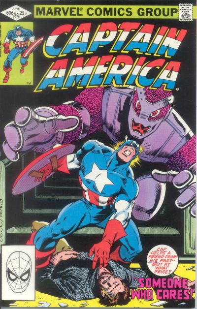 Cover for Captain America (Marvel, 1968 series) #270 [Direct]