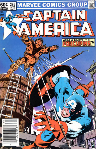 Cover for Captain America (Marvel, 1968 series) #285 [Newsstand]