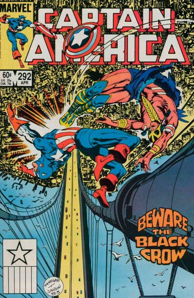 Cover for Captain America (Marvel, 1968 series) #292 [Direct]