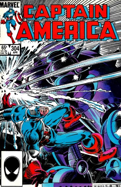 Cover for Captain America (Marvel, 1968 series) #304 [Direct]