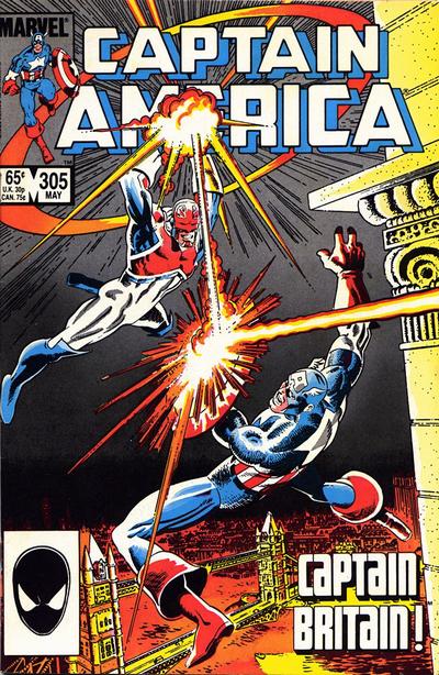 Cover for Captain America (Marvel, 1968 series) #305 [Direct]