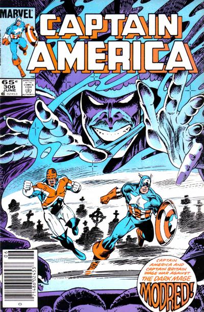 Cover for Captain America (Marvel, 1968 series) #306 [Newsstand]