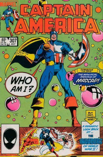 Cover for Captain America (Marvel, 1968 series) #307 [Direct]