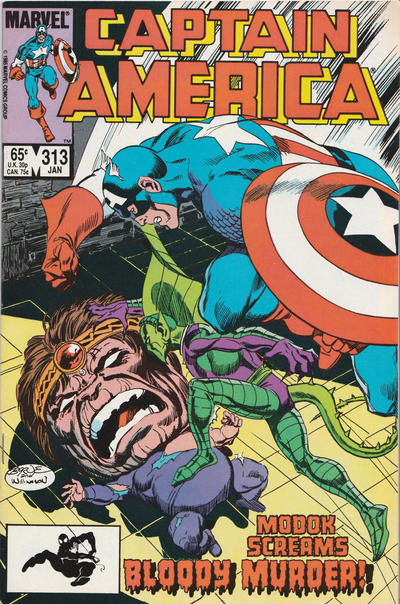 Cover for Captain America (Marvel, 1968 series) #313 [Direct]