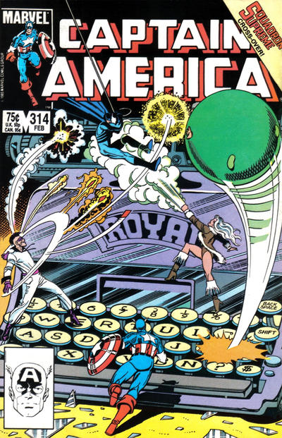 Cover for Captain America (Marvel, 1968 series) #314 [Direct]
