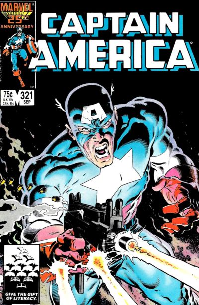 Cover for Captain America (Marvel, 1968 series) #321 [Direct]