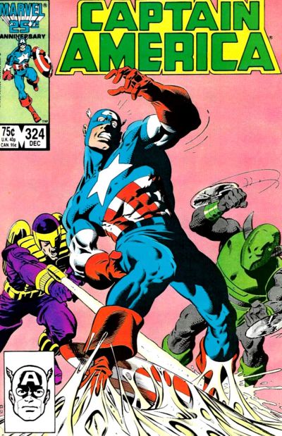 Cover for Captain America (Marvel, 1968 series) #324 [Direct]