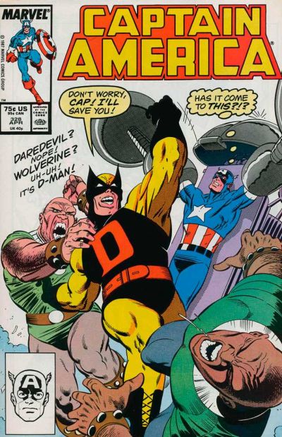 Cover for Captain America (Marvel, 1968 series) #328 [Direct]