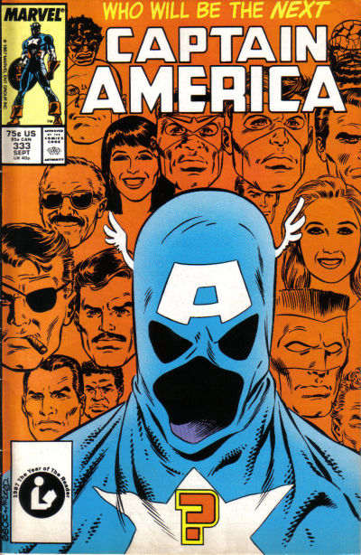 Cover for Captain America (Marvel, 1968 series) #333 [Direct]