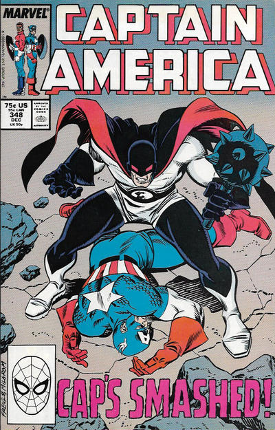 Cover for Captain America (Marvel, 1968 series) #348 [Direct]