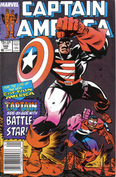 Cover for Captain America (Marvel, 1968 series) #349 [Newsstand]