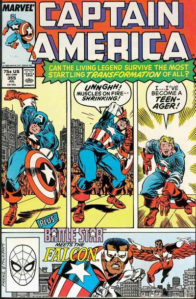Cover for Captain America (Marvel, 1968 series) #355 [Direct]