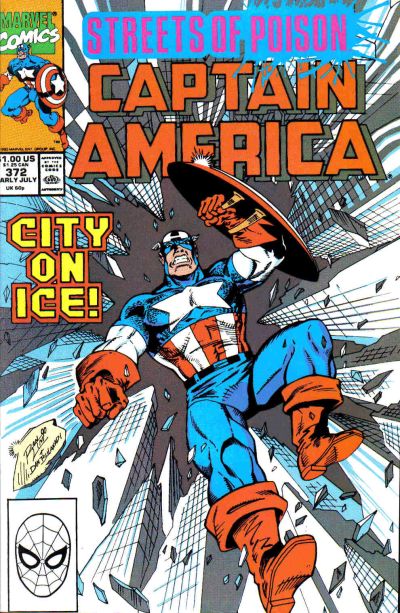 Cover for Captain America (Marvel, 1968 series) #372 [Direct]
