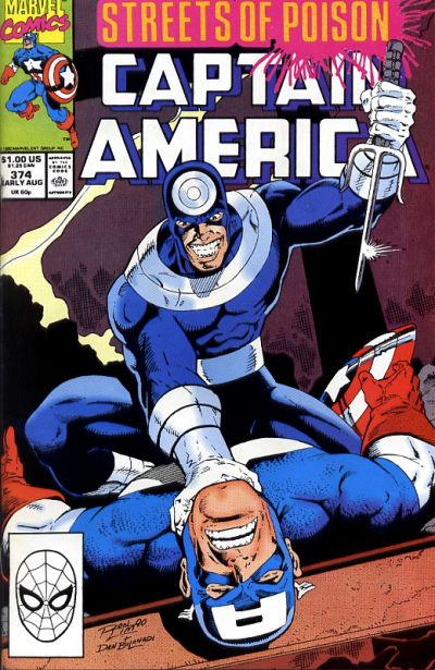 Cover for Captain America (Marvel, 1968 series) #374 [Direct]