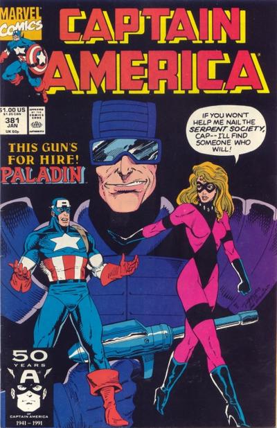 Cover for Captain America (Marvel, 1968 series) #381 [Direct]