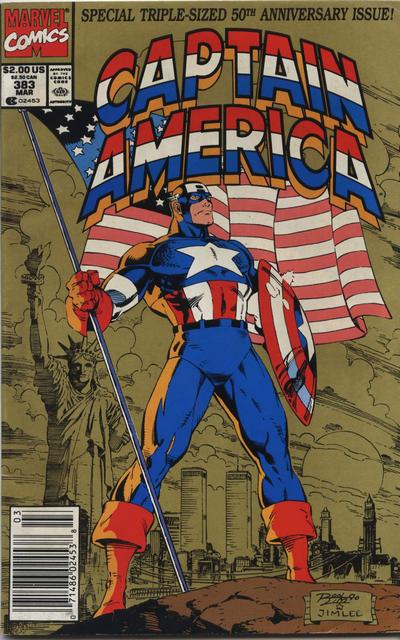 Cover for Captain America (Marvel, 1968 series) #383 [Newsstand]