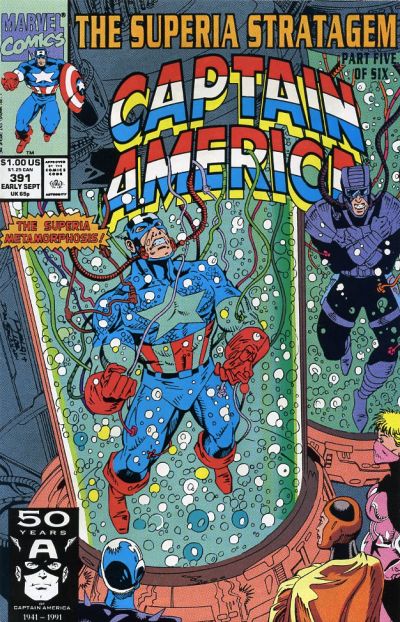 Cover for Captain America (Marvel, 1968 series) #391 [Direct]