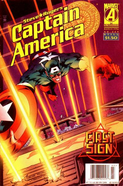 Cover for Captain America (Marvel, 1968 series) #449 [Newsstand]