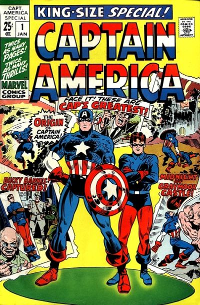 Cover for Captain America Annual (Marvel, 1971 series) #1