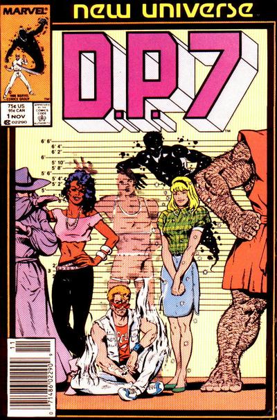 Cover for D.P. 7 (Marvel, 1986 series) #1 [Direct]
