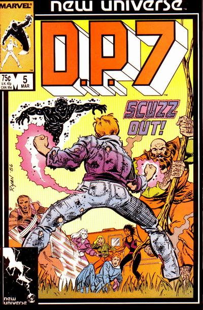 Cover for D.P. 7 (Marvel, 1986 series) #5 [Direct]