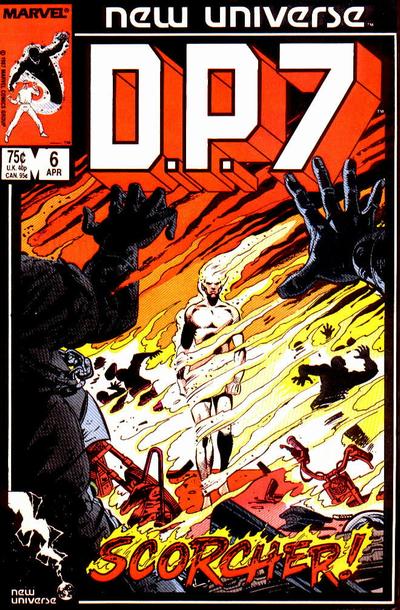 Cover for D.P. 7 (Marvel, 1986 series) #6 [Direct]