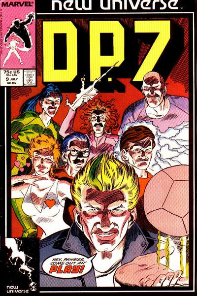 Cover for D.P. 7 (Marvel, 1986 series) #9 [Direct]